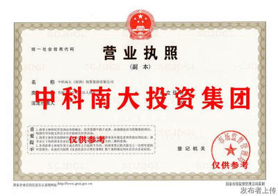 深圳中科名稱投資集團公司轉讓